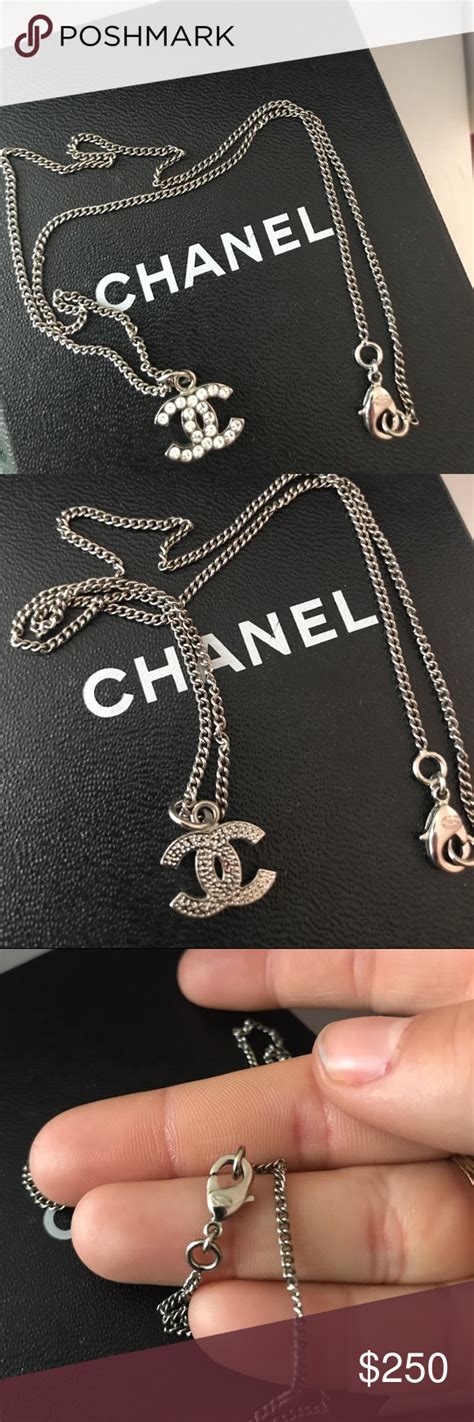 chanel necklace logo fake|authentic chanel jewelry stamp.